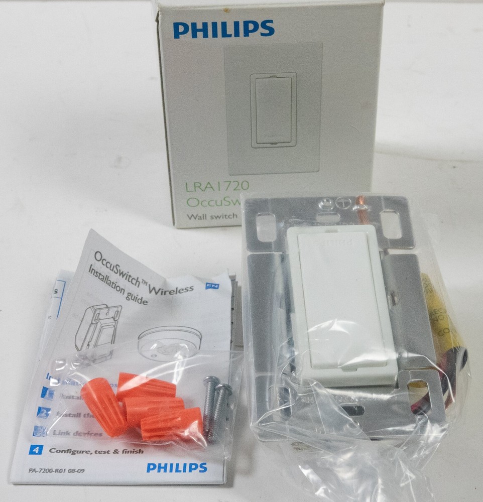 NEW Philips Lighting LRM174200M Wireless Wall Switch