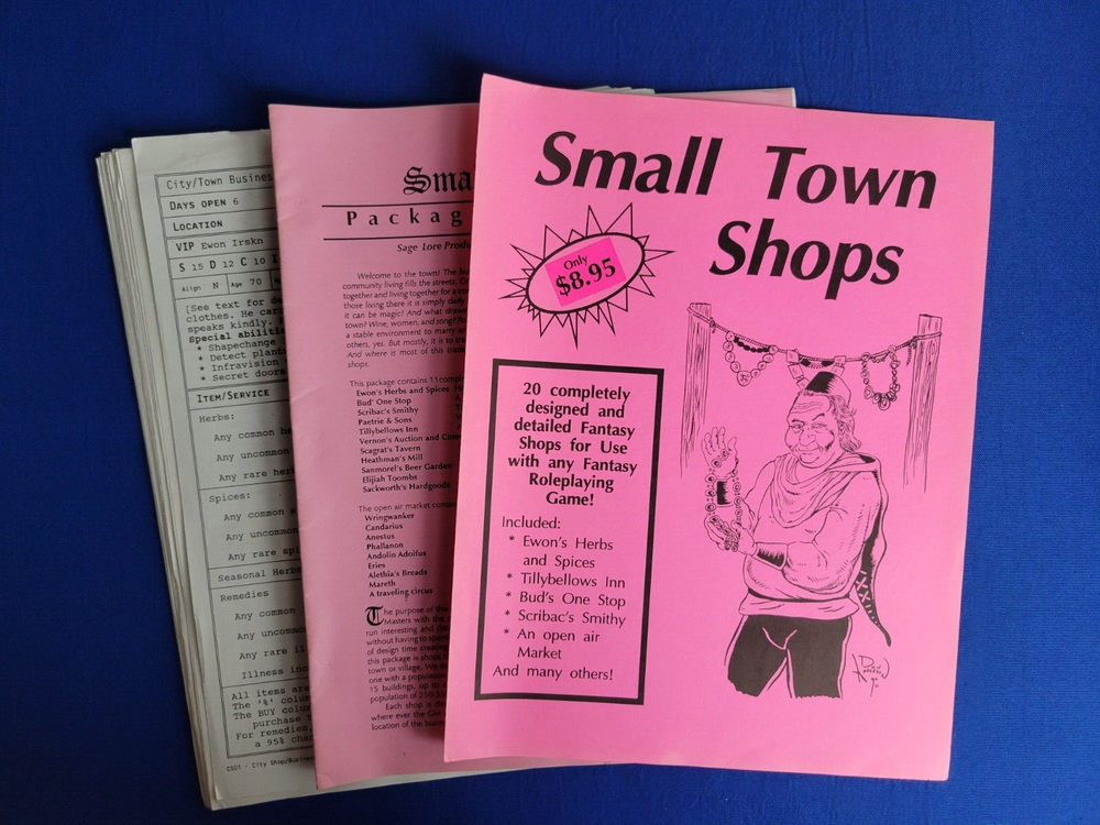 Small Town Shops - Sage Lore Productions