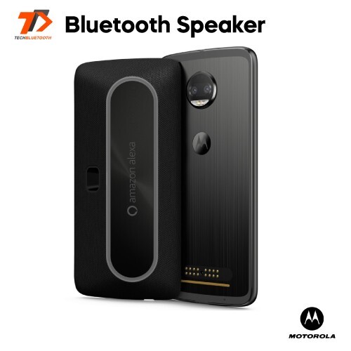 TechBluetooth Motorola Mods smart Speaker with Amazon Alexa Moto mod Black