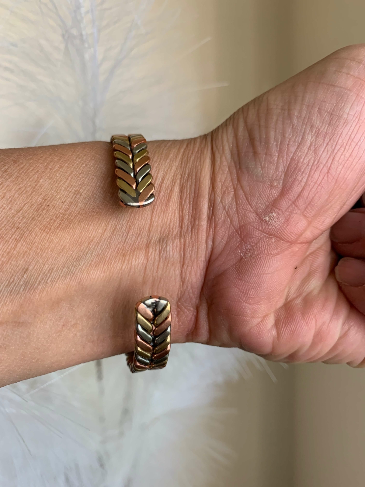 Solid Pure Copper Magnetic Bracelet Arthritis Pain Relief Power Energy Men Women