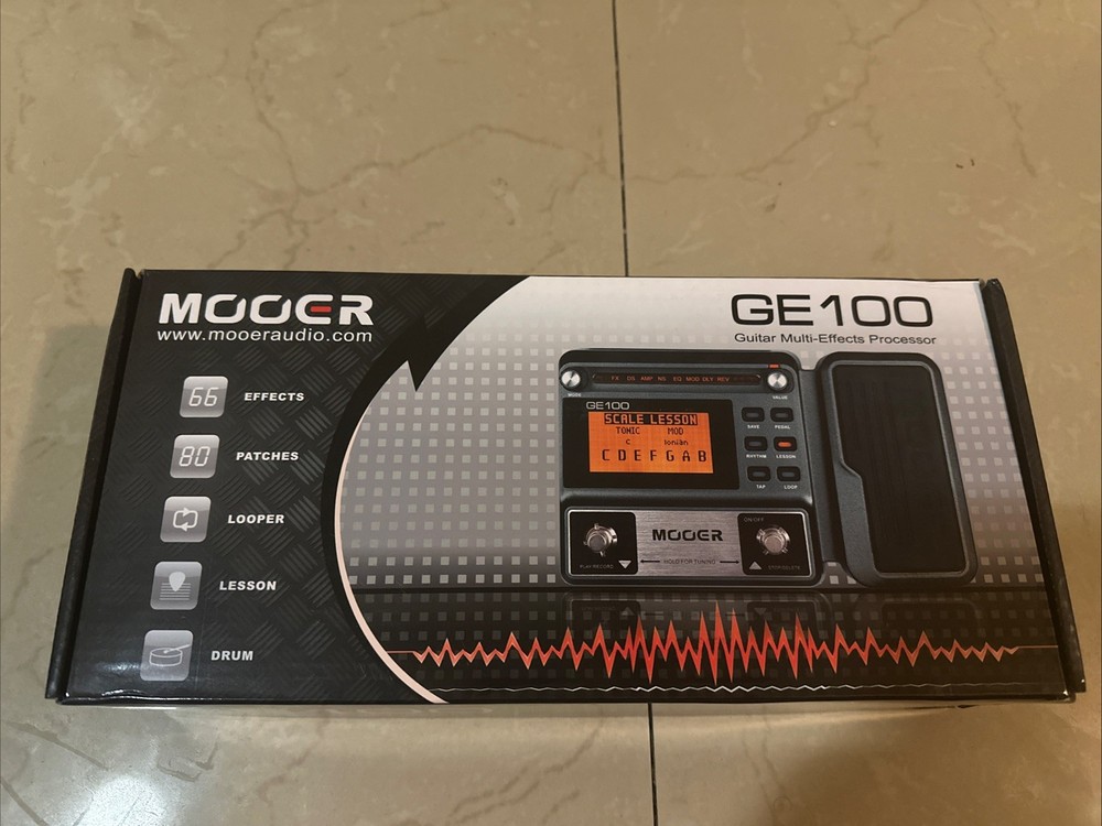MOOER GE100 Multi-Effects Guitar Processor Pedal