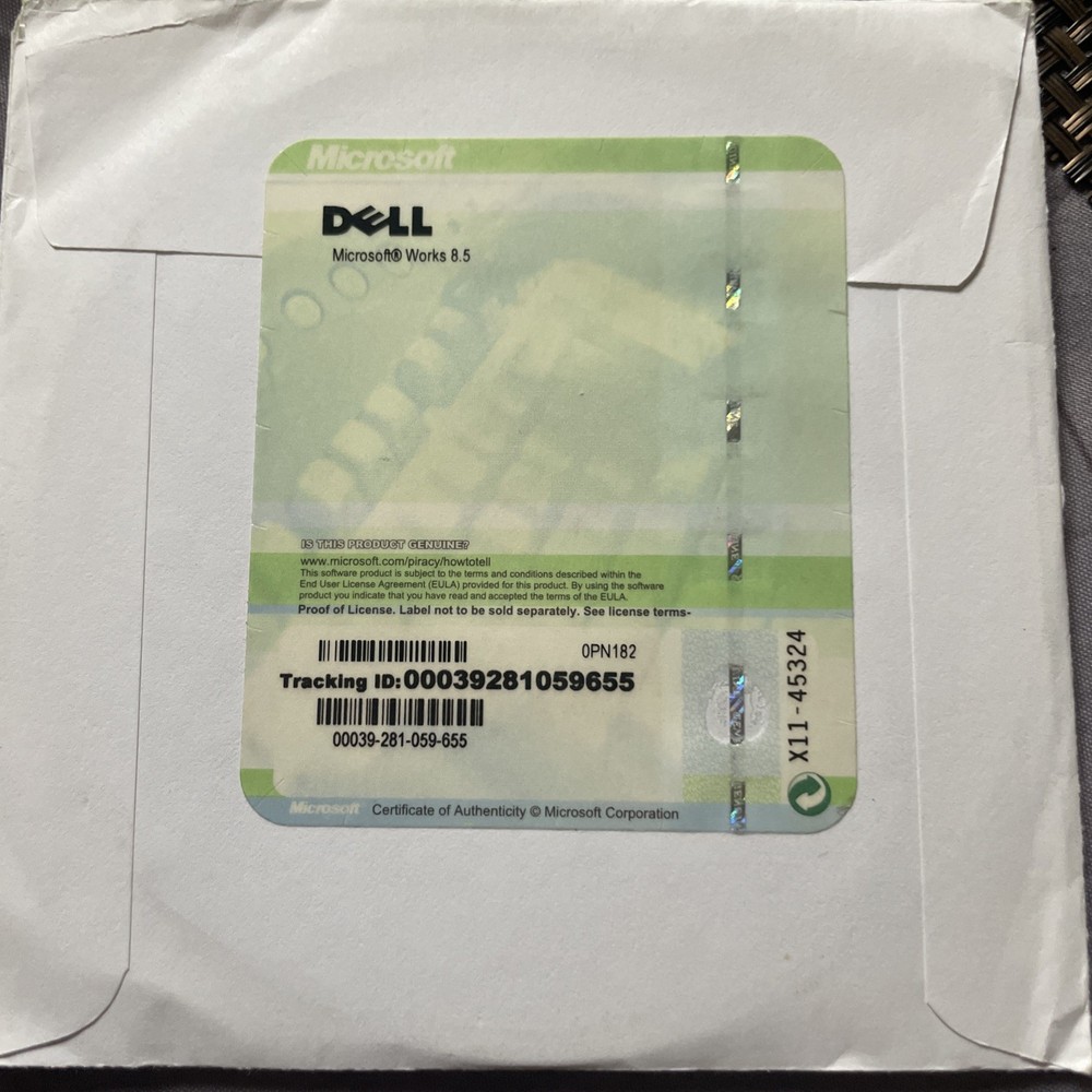 NOS Sealed Microsoft Works 8.5 CD-ROM