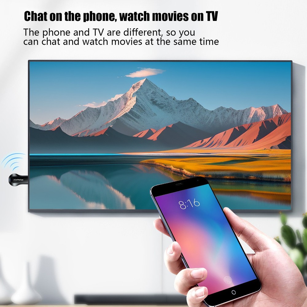 TV Mirroring Device Screen Cast Wireless Display Adapter TV Screen dependable