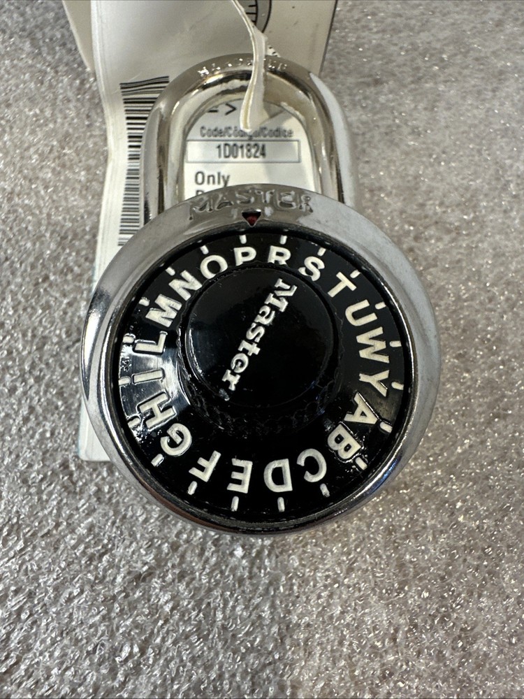 Masterlock Locker Lock Combo 1572 padlock letter lock