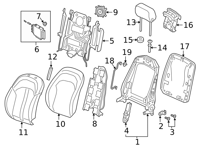 Genuine Audi Controller Repair Kit 4K0-898-022