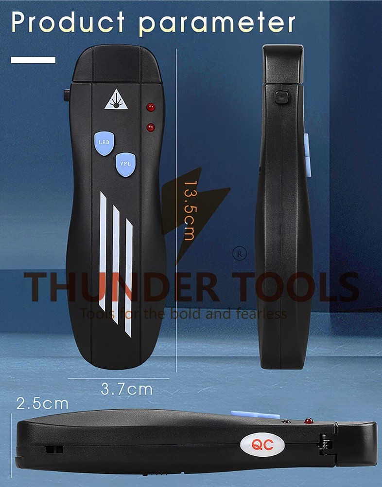 Thunder Tools AUA-5G 1mW Visual Fault Locator Kit with 2.5mm Universal