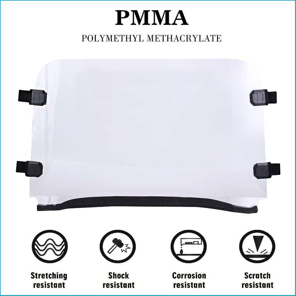 Scratch-Resistant UTV Front Full Windshield For Polaris XP 900 XP 4 900 2011-14