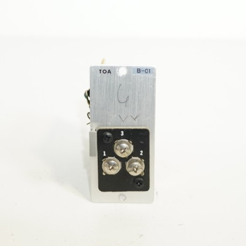 TOA Electronics B-01  Balanced line Input module