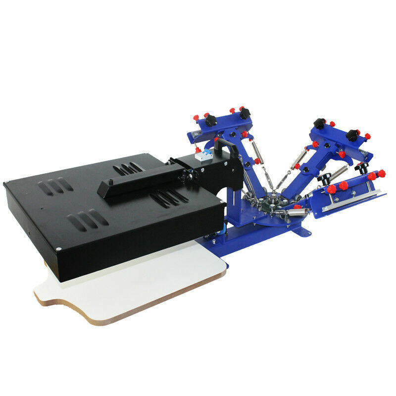 Full Set Micro-adjust 3 Color Silk Screen Printing Kit Printer& Flash Dryer DIY