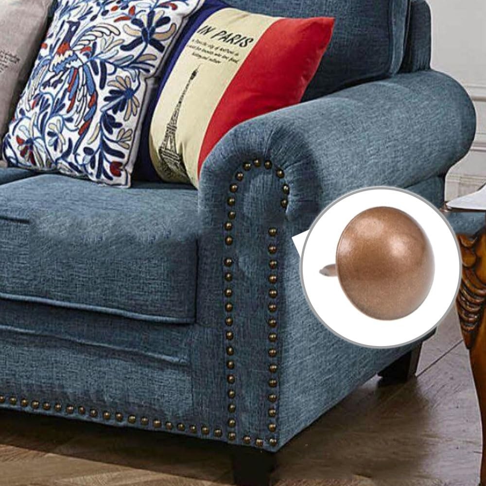 Decorative Upholstery Nail Tacks Furniture Trim Nails 100 Pack