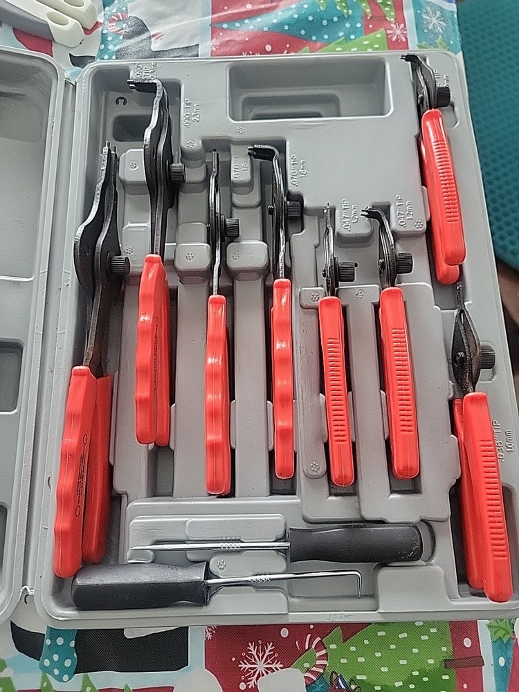 OTC 4512 Snap Ring Pliers Set Internal & External 8pc Plus  Picks CLEAN