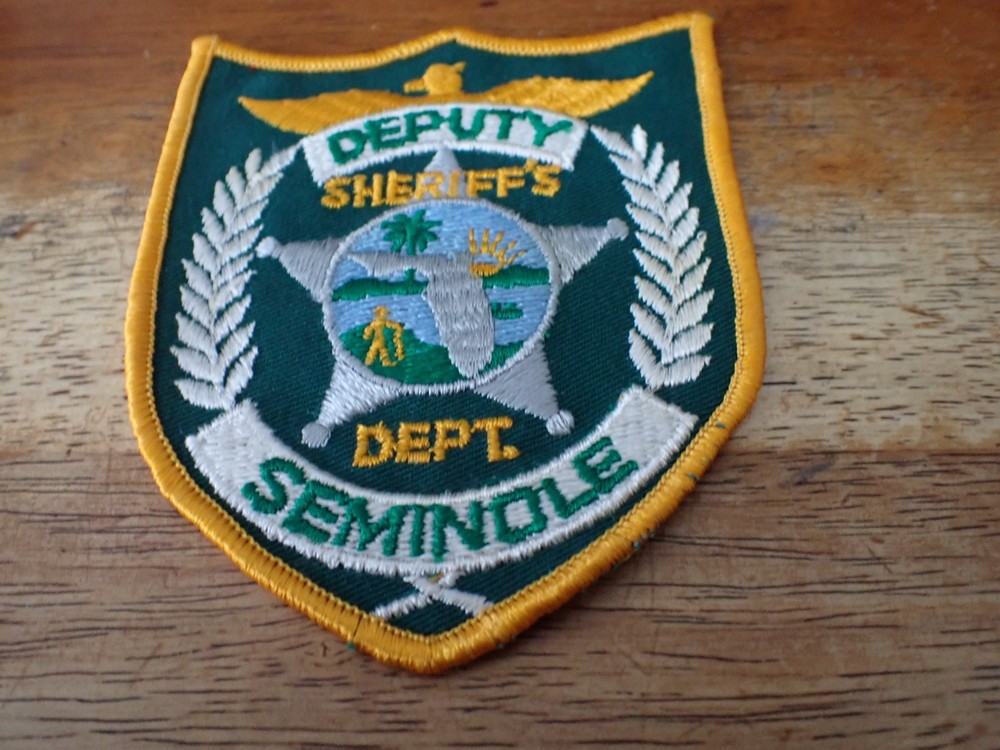 SEMINOLE COUNTY  FLORIDA  SHERIFF    DEPART   EARLY VEST  PATCH BX 10 #35