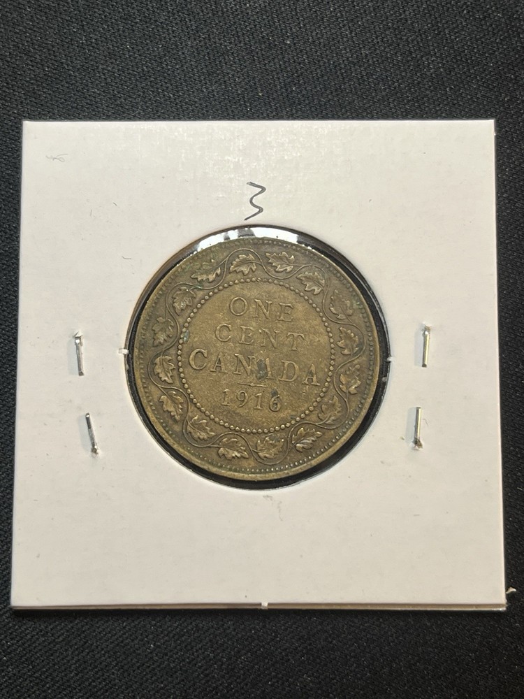 1916 Canada 1 Cent - Great Details!