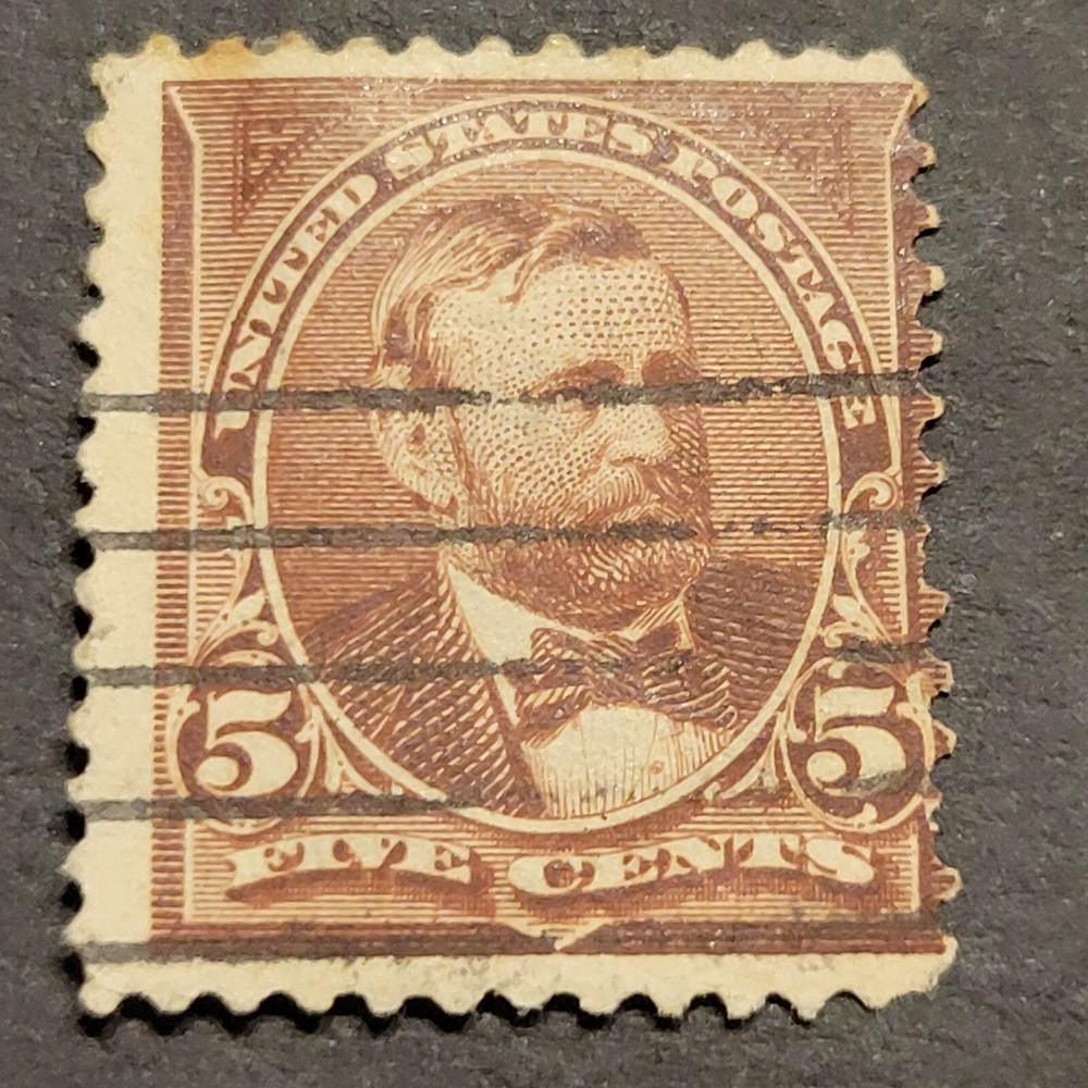 Scott # 255 5c Grant Used 1894