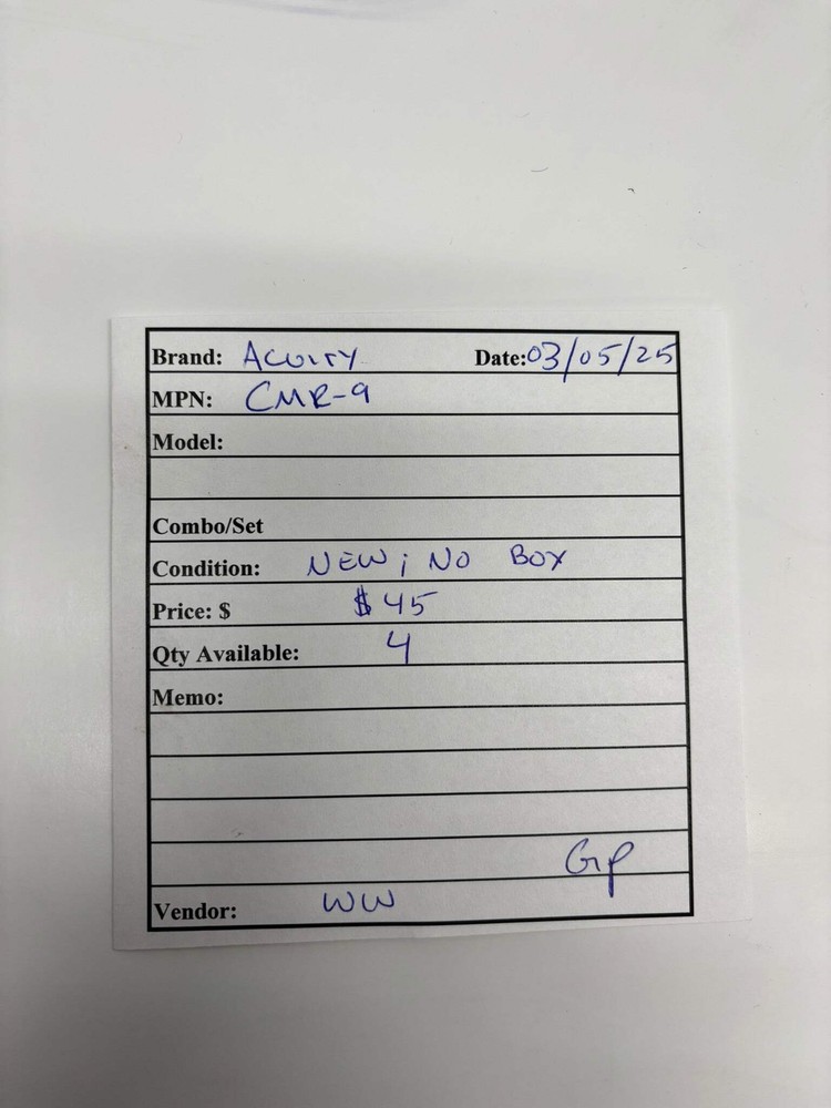 Acuity CMR-9 Sensor Switch Occupancy Sensor (New No Box)