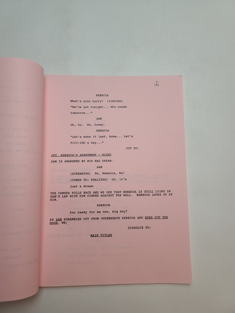 CHEERS / Tom Anderson 1990 TV Script, Bebe Neuwirth "Wedding Bell Blues"