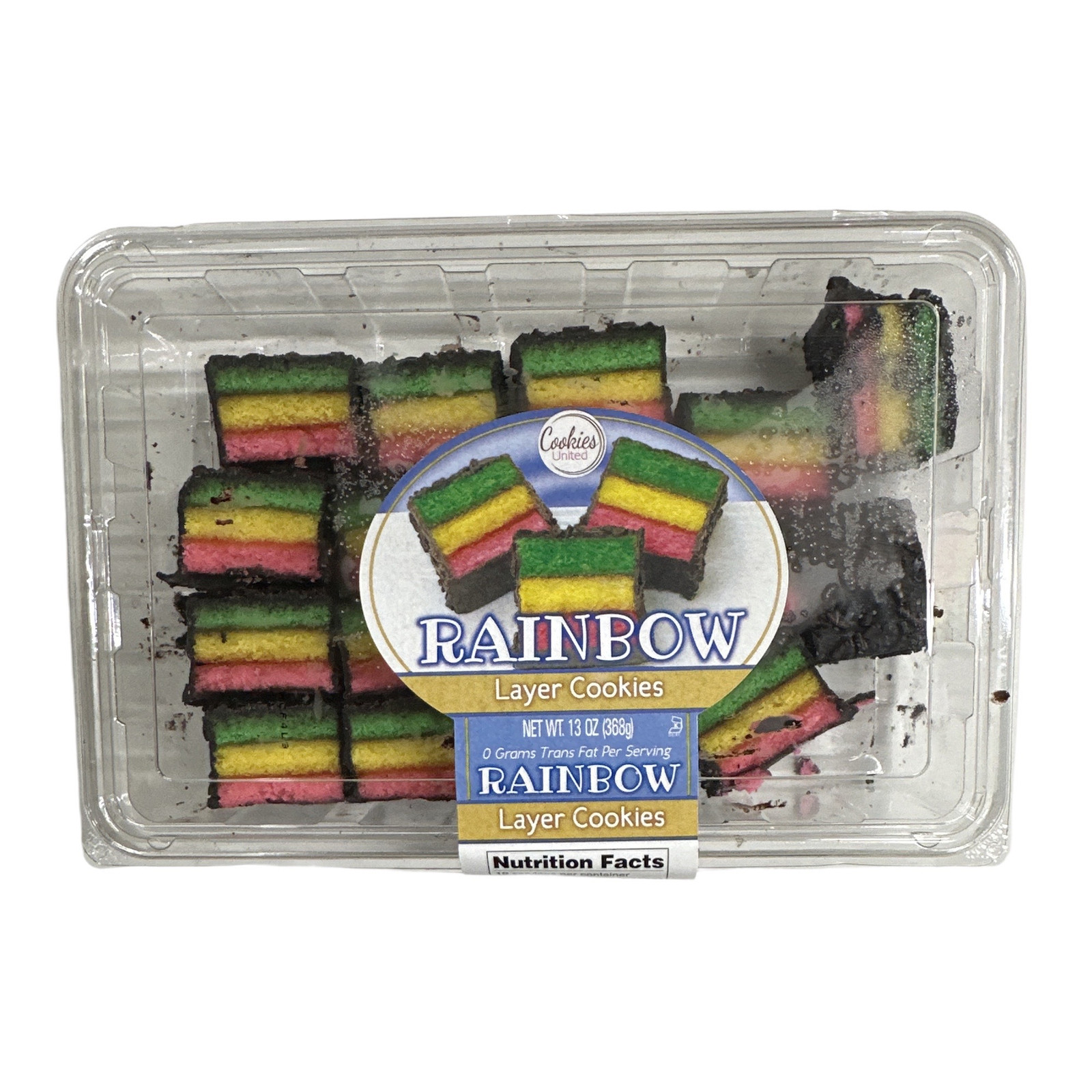 Carlotta's Authentic Italian Rainbow Cookies | 13 Ounces