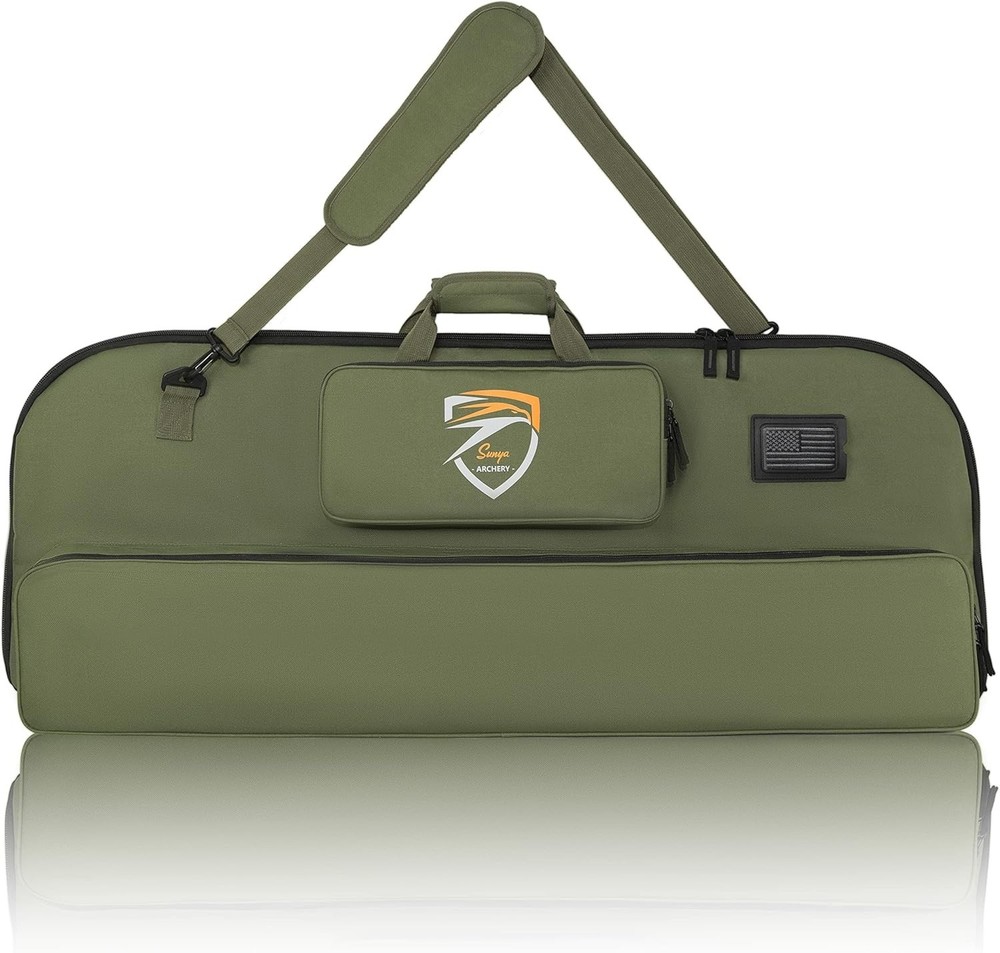Compound Bow Case with Molle System - Neoprene Bow String Protection & Padded...