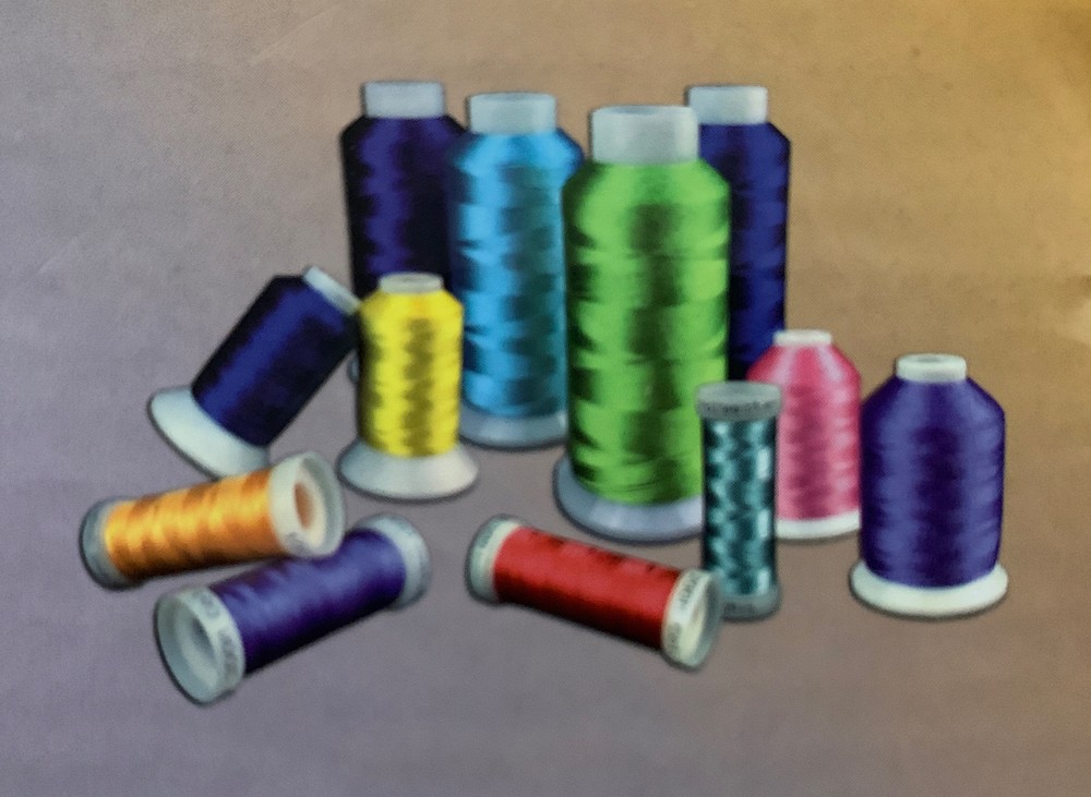 Simthread Lilac 612 white ￼3 Pack 5500y Polyester Embroidery Sewing Thread White