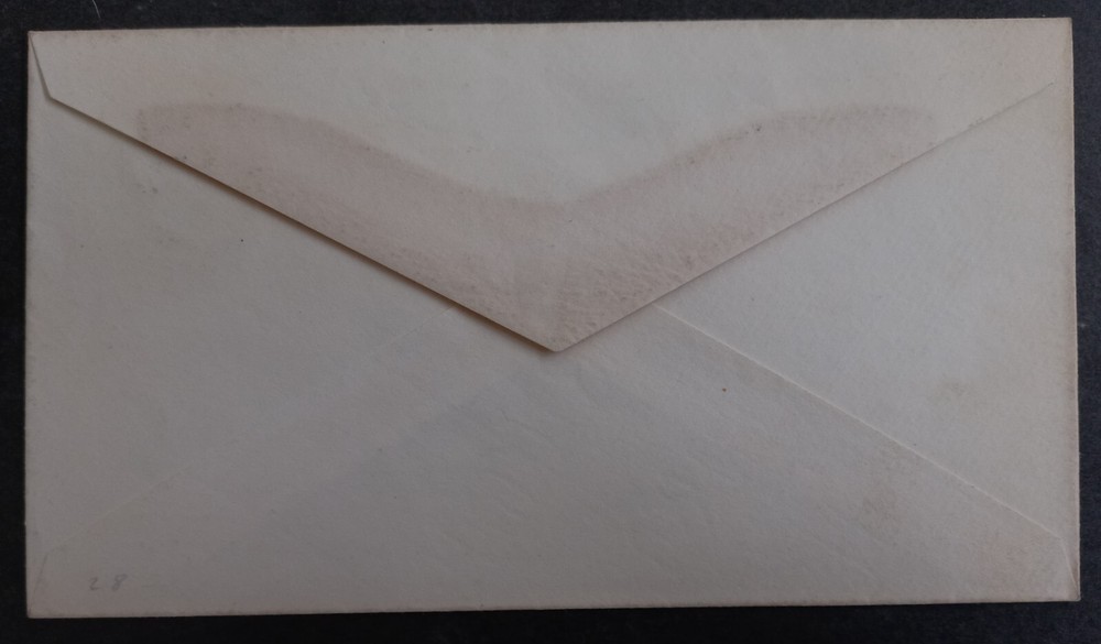 Undated Ceylon Preprinted 5c District Letter Envelope Unused