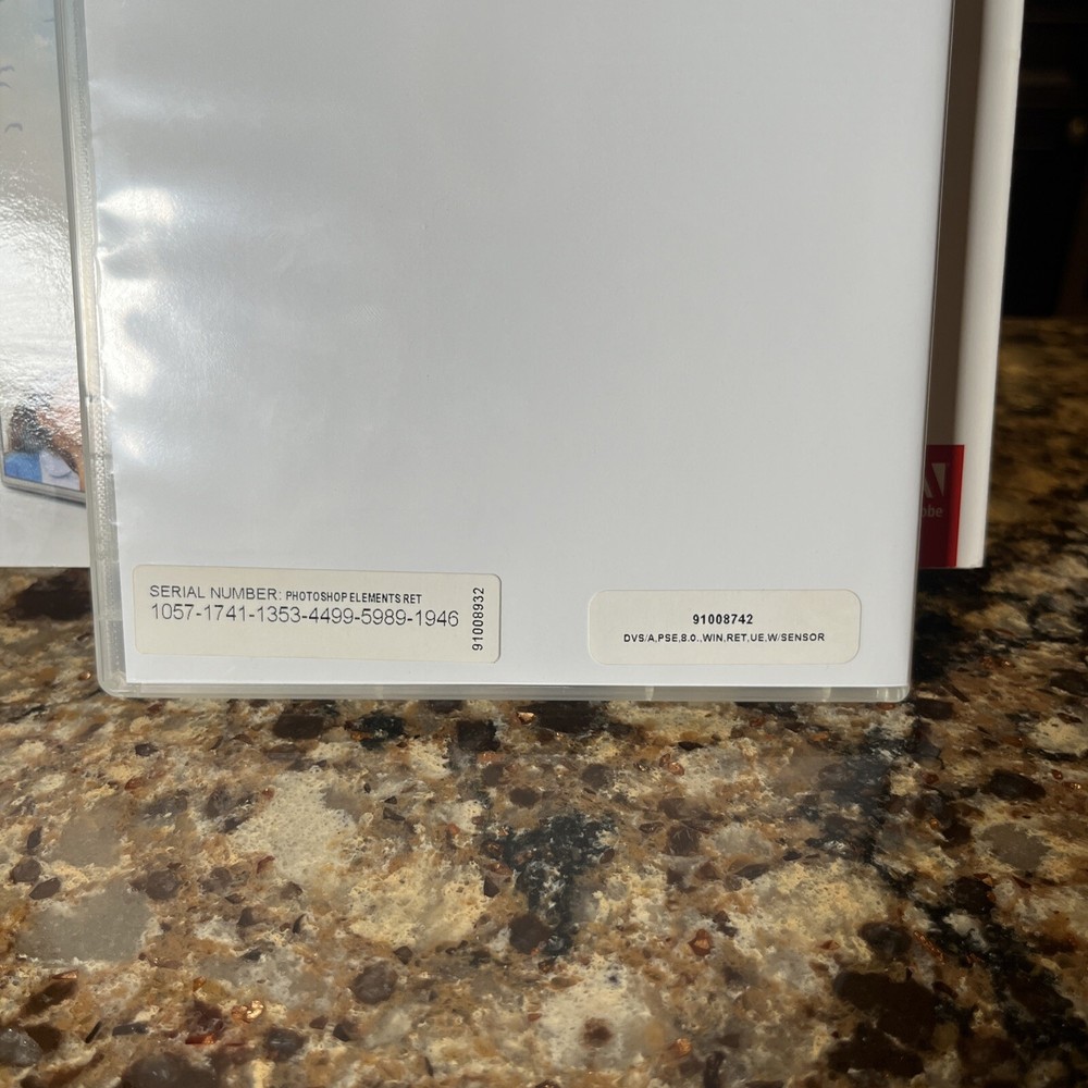 Adobe Photoshop Elements 8 Editing Software Including Bonus Disc