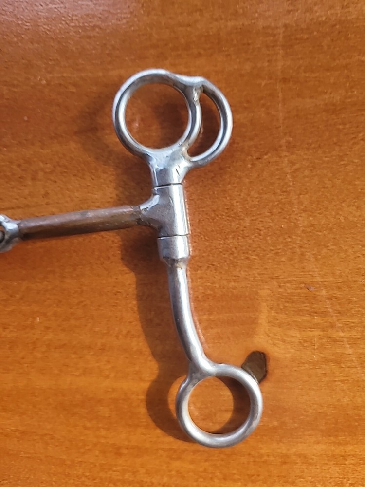 Bit Master Copper Inlaid Snaffle 3 In Shank 5 M Used Bit