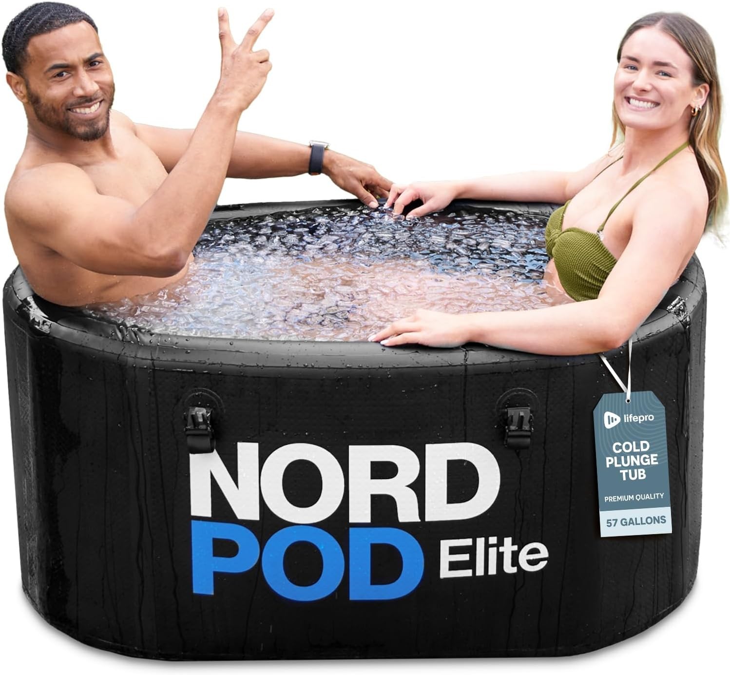 Lifepro NordPod Elite Cold Plunge Tub – Portable Ice Bath for Recovery & Therapy