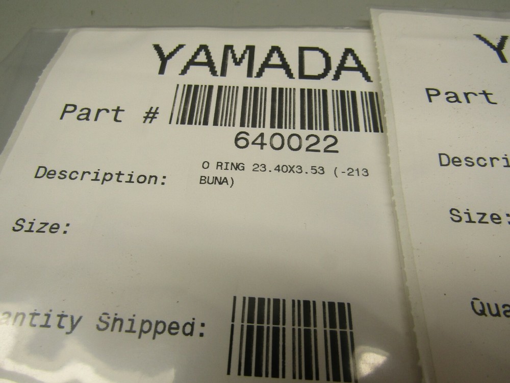 Yamada O-Ring Lot! 640000 + More!