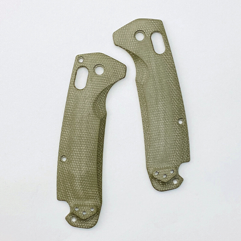2PCS Handle Patch Custom Micarta Blade Scales For Benchmade North Fork Knife