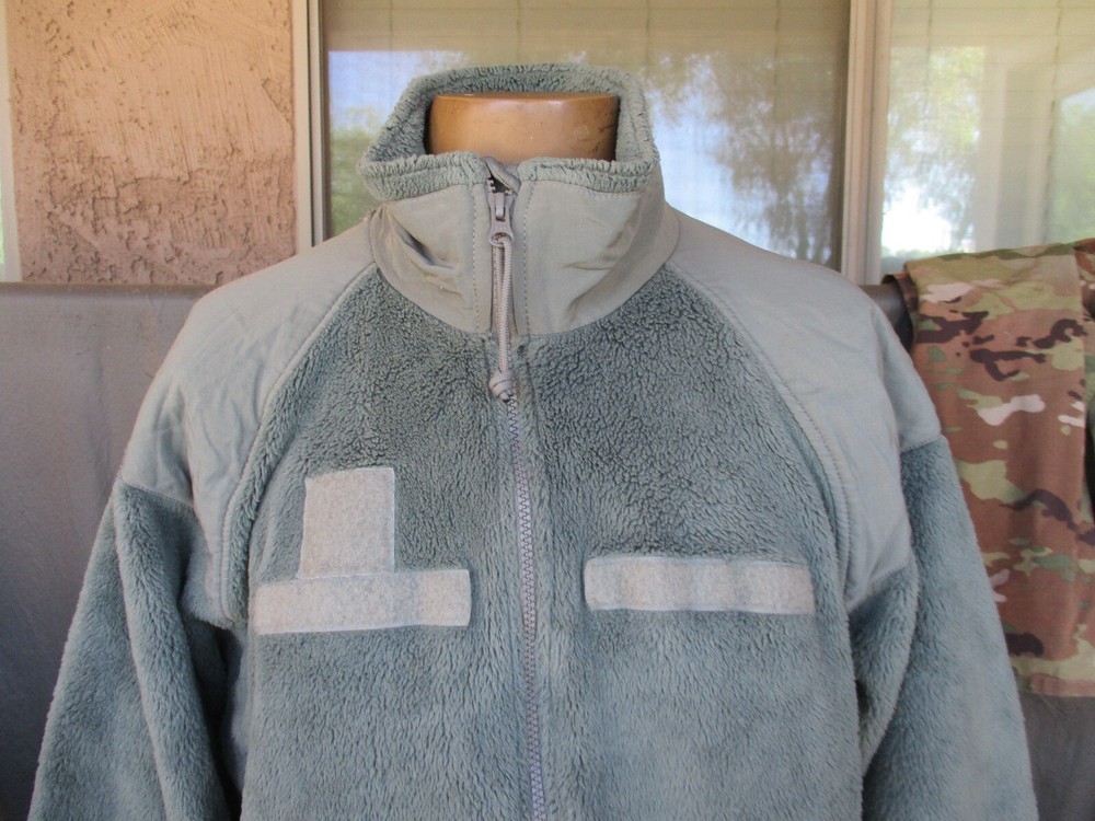 GENIII Cold Weather Fleece Jacket, GI Issue, LARGE REGULAR