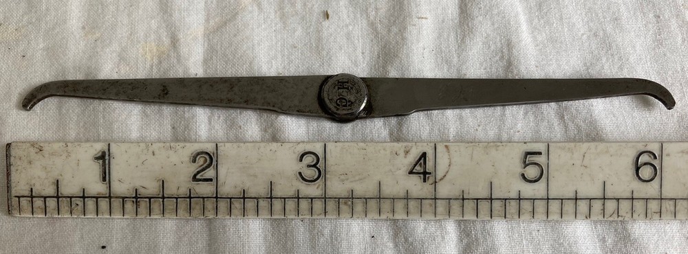 Vintage Flat leg Inside Callipers HG Engineering Measuring Collectible