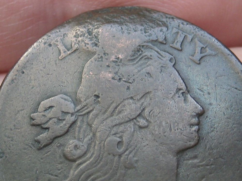 1805 Draped Bust Large Cent Penny- Fine/VF Details
