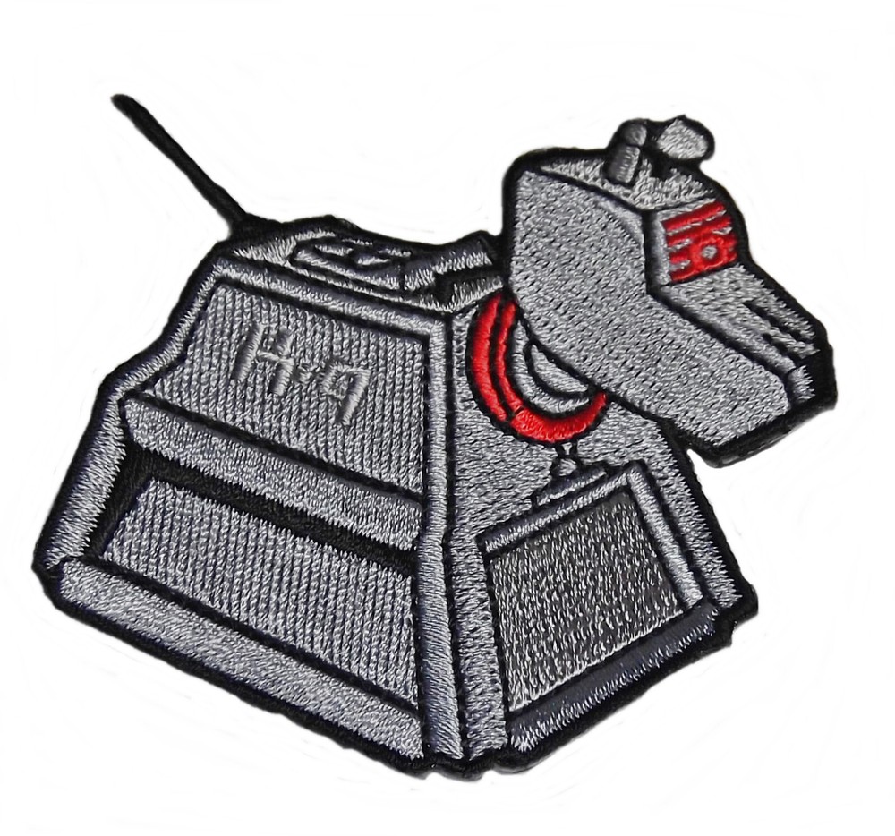 DW K9 ROBOT DOG 3" Wide Embroidered PATCH