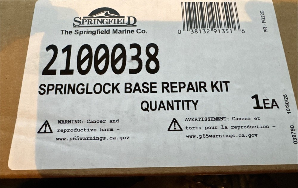Springfield Spring-Lock Base Repair Kit #2100038