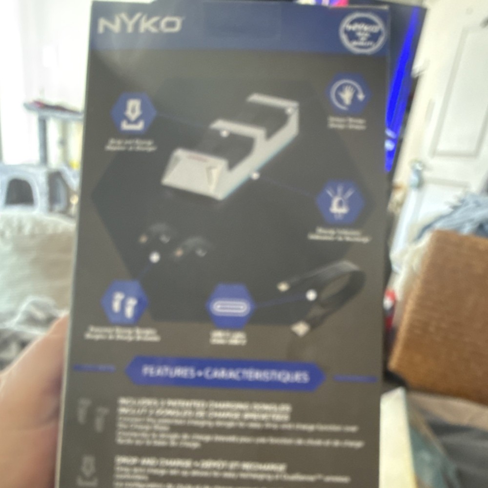 Nyko Charge Base Charging Dock for PlayStation 5 Controllers, LED, USB