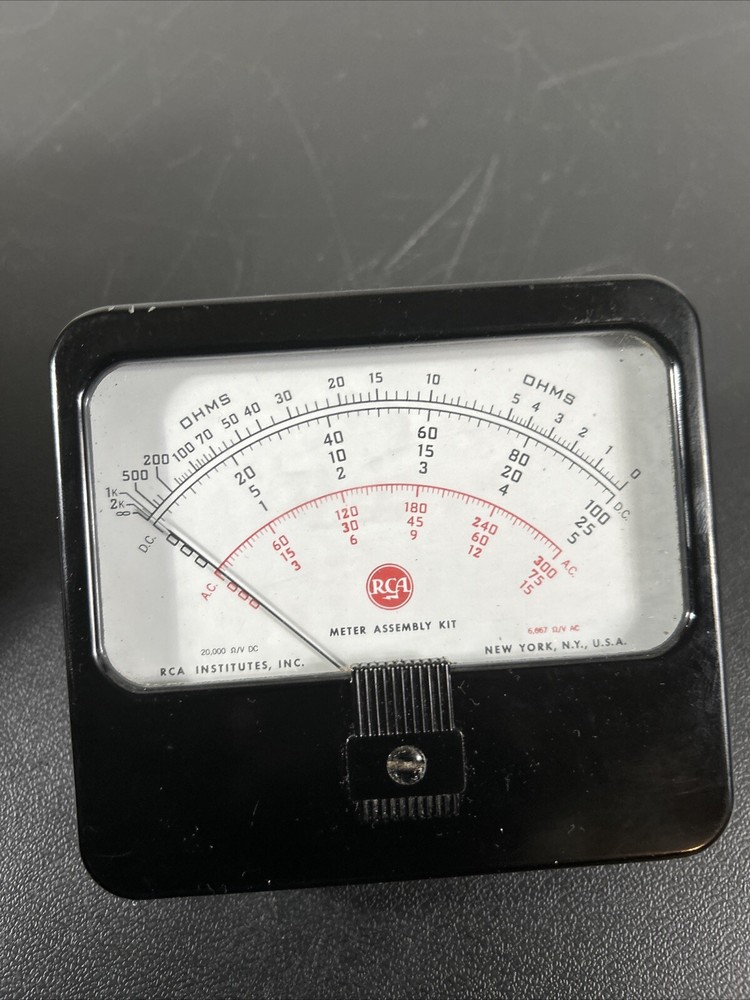 RCA OHM Meter Assembly Kit Black