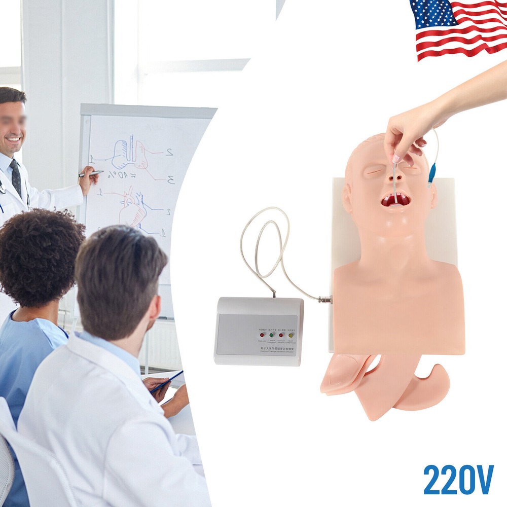 Intubation Manikin Study Teaching Simulator Airway Management Trainer Tool Model