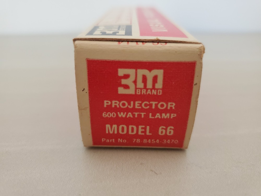 3M Visual Products Projector Lamp Model 66 78-8454-3470