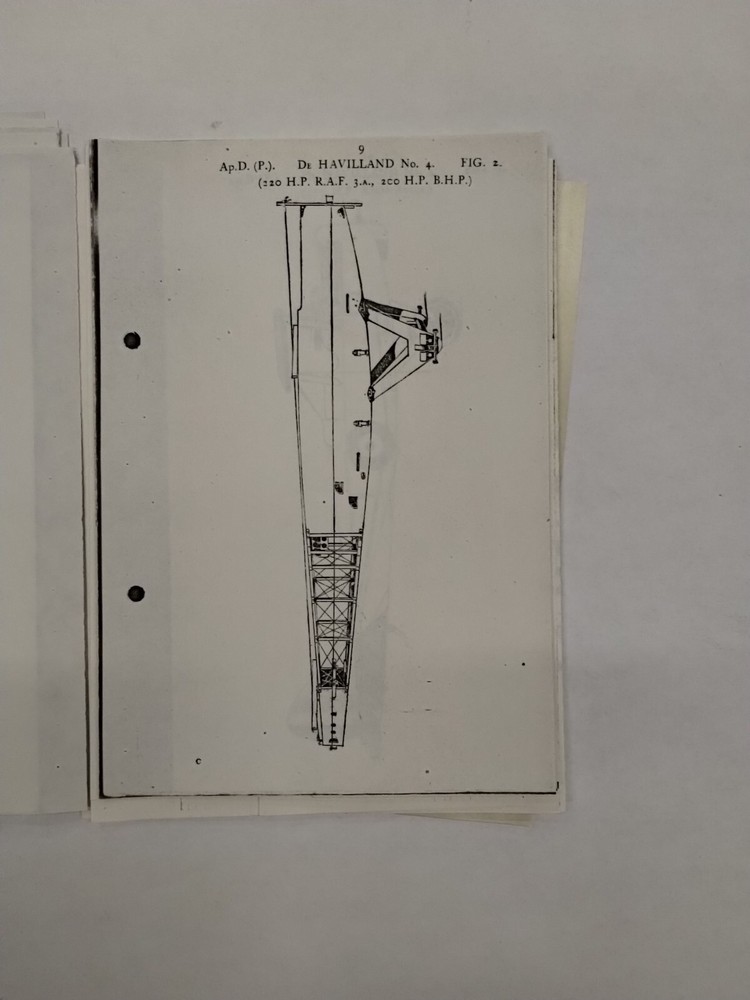DeHavilland No. 4 (275 H.P. Rolls-Royce) Rigging Notes-Copy