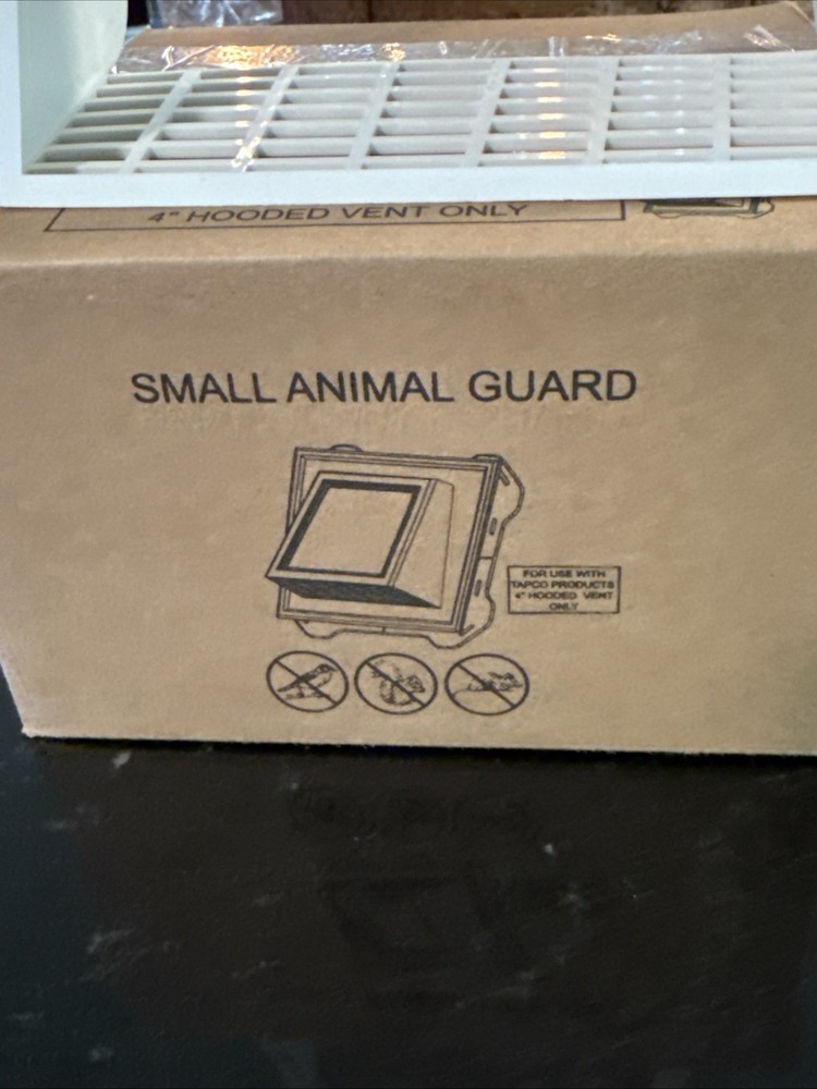 Small Animal Guard - Paintable - 4" Tapco Hooded Vent Insert Only