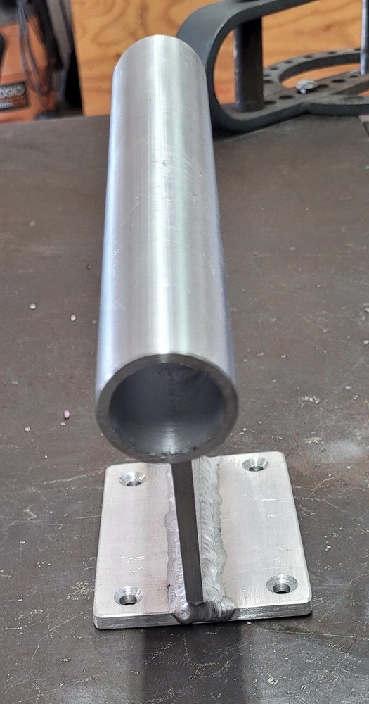 1” Inside Diameter Shallow Water Anchor ANGLED Transom / Stern Mount