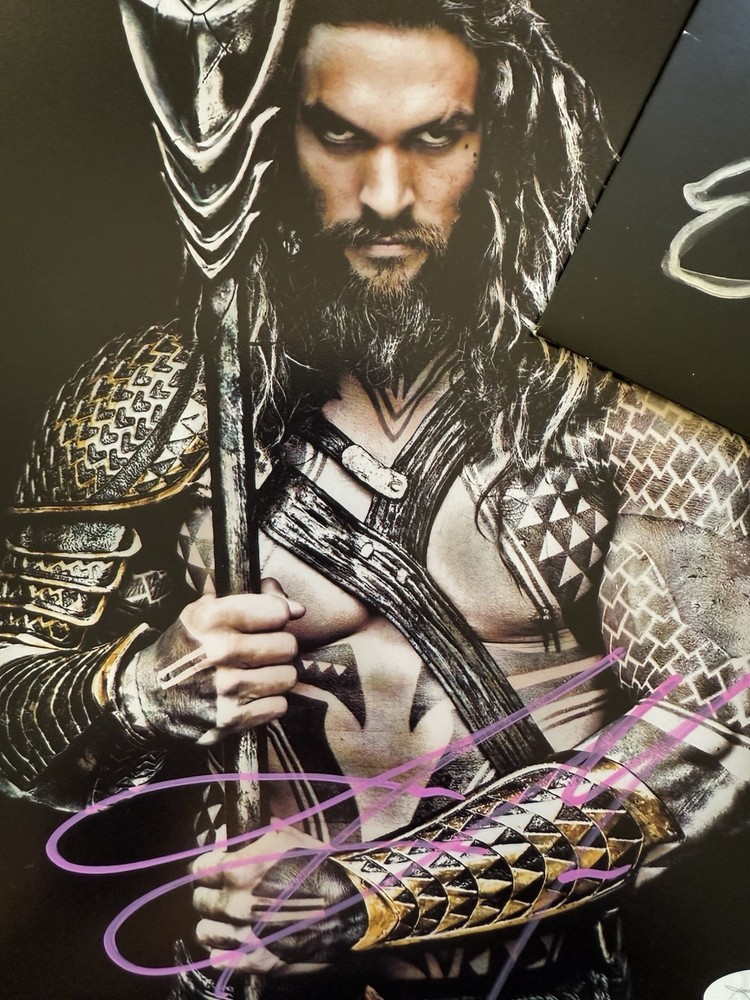 Jason Momoa Signed Autograph JSA COA Aquaman DC Comics