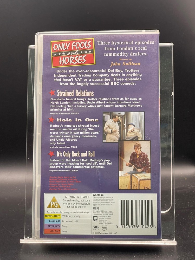 Only Fools and Horses Strained Relations VHS