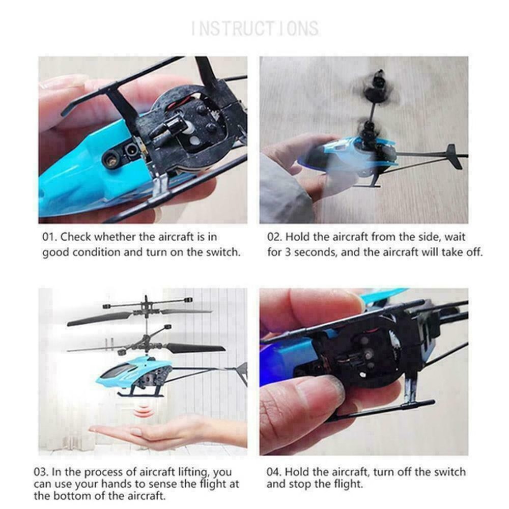 Mini RC-Helicopter Phantom Mini Remote Control Helicopter Lights USA