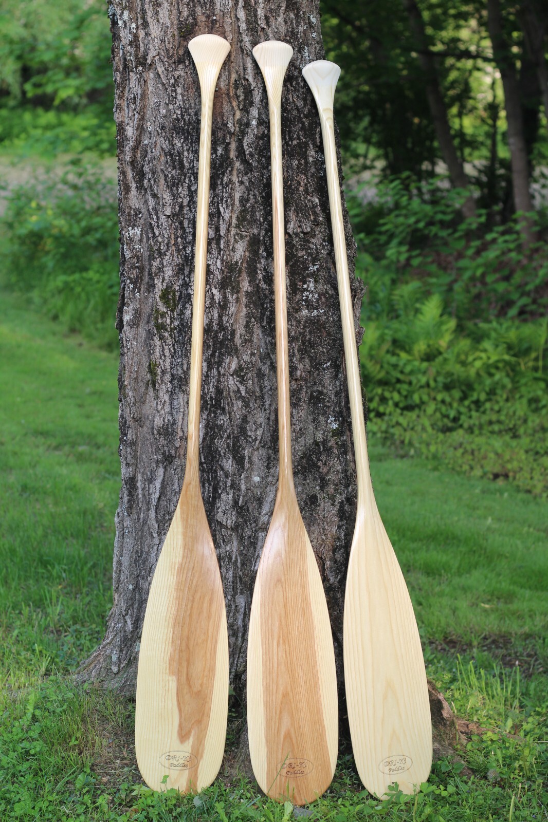 white Ash canoe paddle