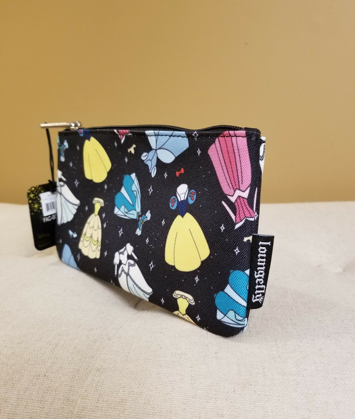 Loungefly Disney Princess Royal Dress Cosmetic Bag Makeup Bag Pencil Pouch NEW