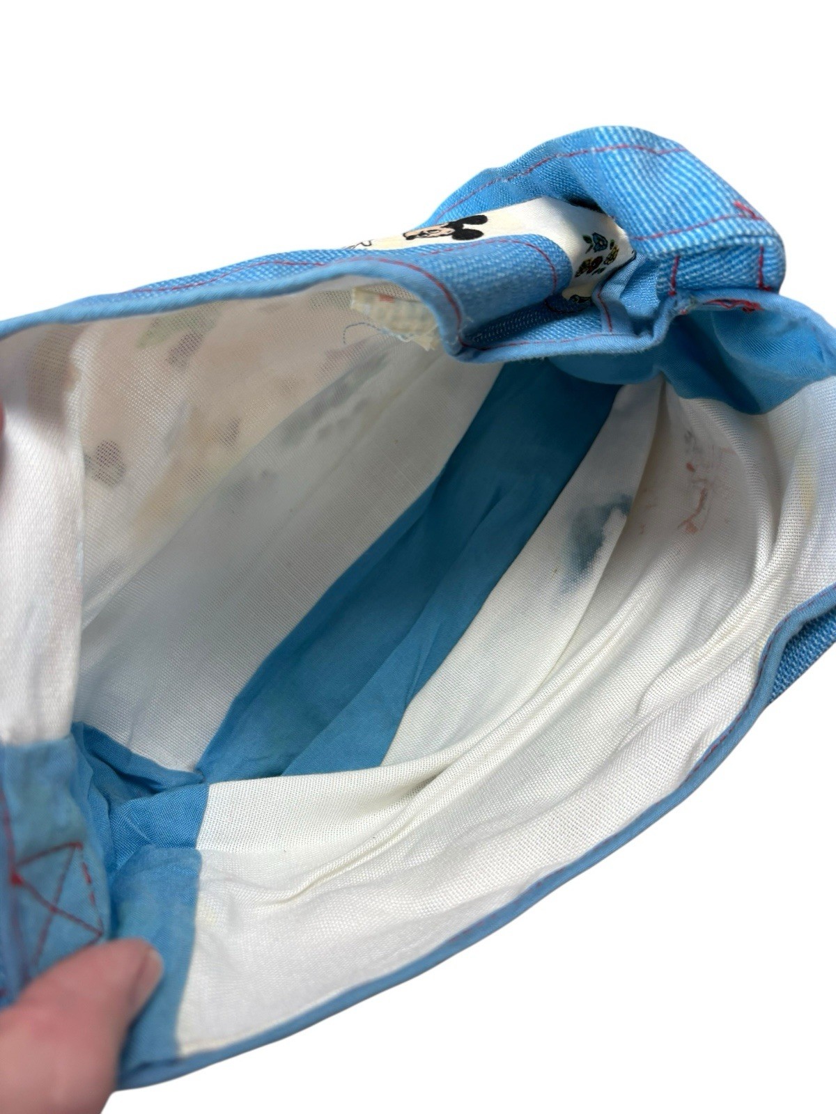 Vintage Mickey Mouse Club Disney Crossbody Purse Blue