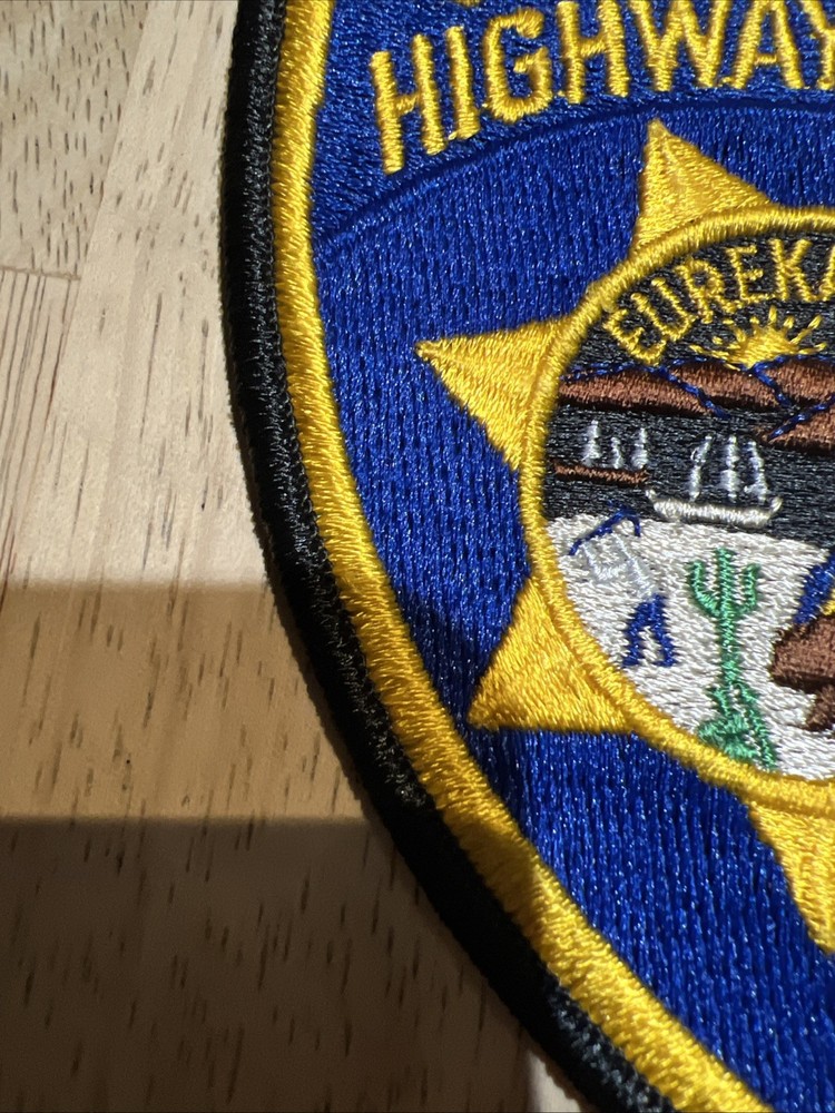 California Highway Patrol CHP Eureka Shoulder Uniform Patch