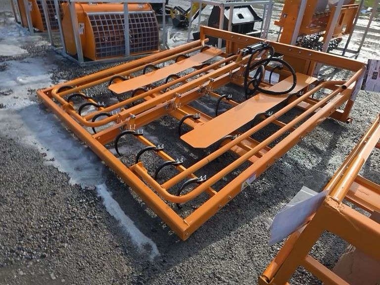 Hay Grapple Landhonor Quick Attach Skidsteer