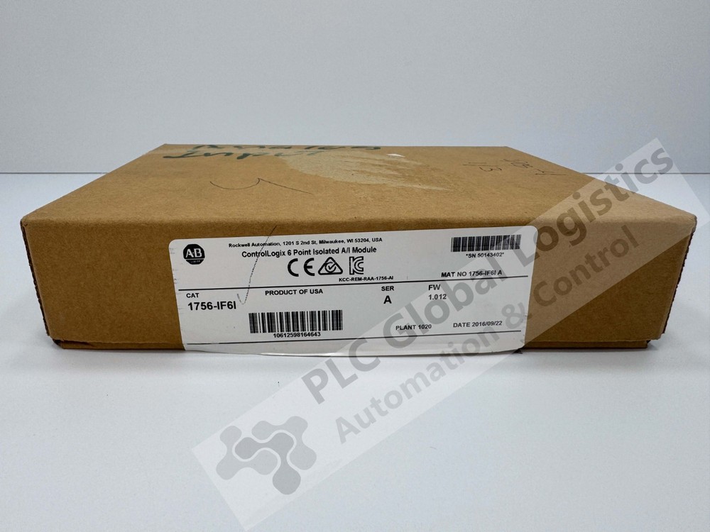 Surplus Allen Bradley 1756-IF6I /A ControlLogix Analog Input Module Current/Volt